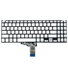 Клавиатура для ноутбука Asus VivoBook X515, M515, D515, X509 — серебристая, RU раскладка