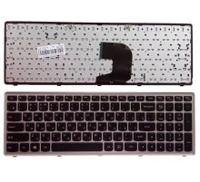 Клавиатура для ноутбука Lenovo IdeaPad Z500 серебристая RU